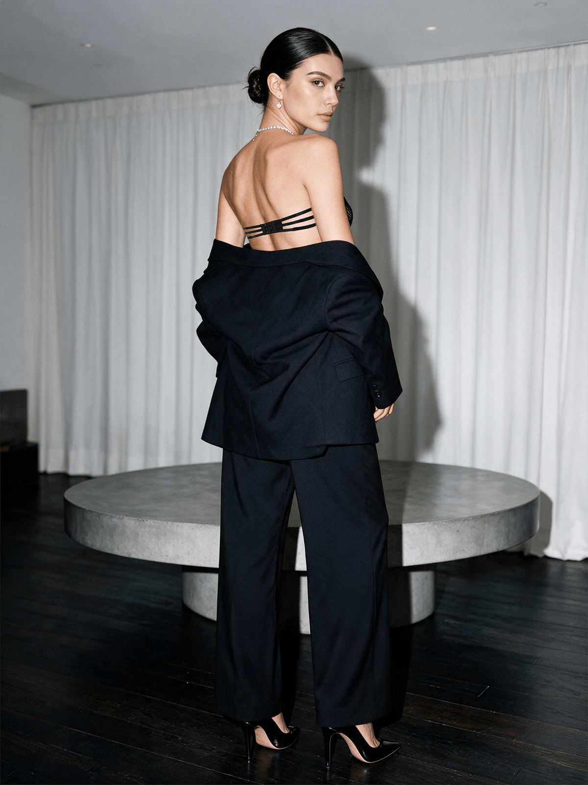 Sheer Mesh Two-Piece Set